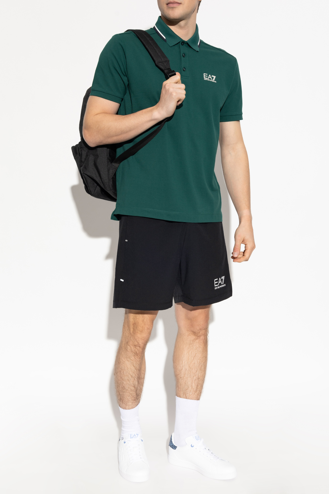 EA7 Emporio Armani Shorts with logo | Men's | Vitkac